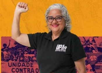 Redes sociais da candidata