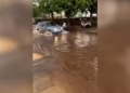 Moradores registraram a mudança no tempo e a ocorrência de chuva em vários municípios — Foto: Reprodução/Guaraí Notícias