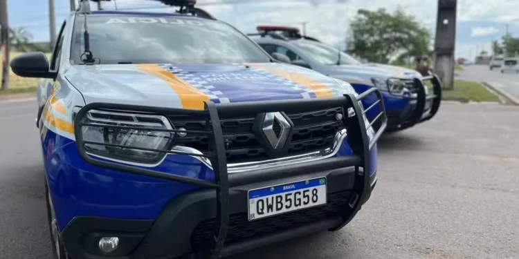 Carro da Polícia Militar do Tocantins — Foto: PM-TO/Divulgação